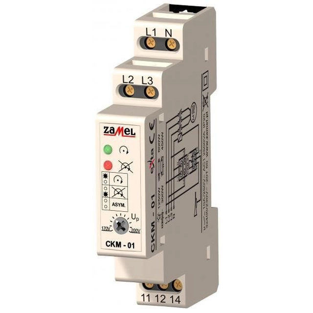 Phase sequence sensor 230/400V AC Type:CKM-01