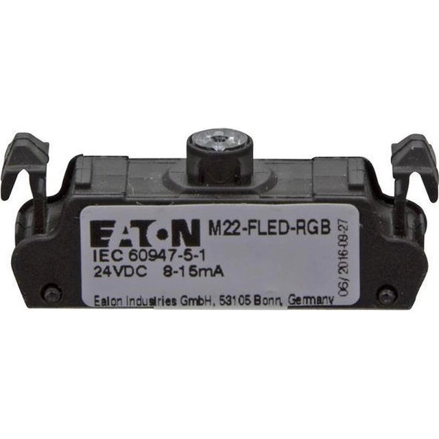 Eaton Flat RGB LED lampholder 7 colors 12-30V AC/DC M22-FLED-RGB - 180800