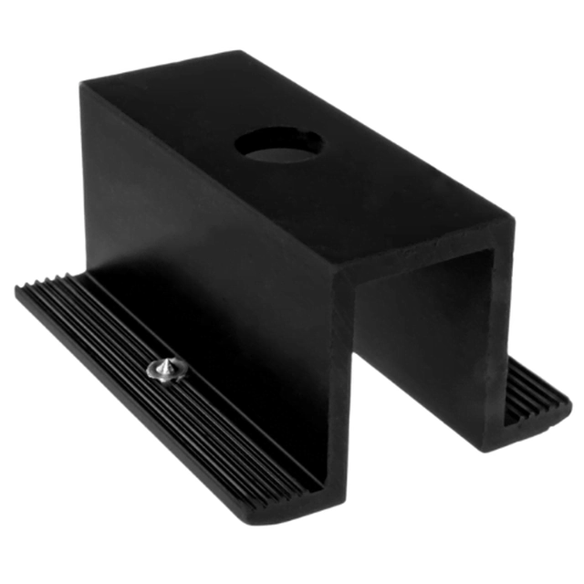 BLACK ANODIZED CENTER CLAMP WITH EARTHING