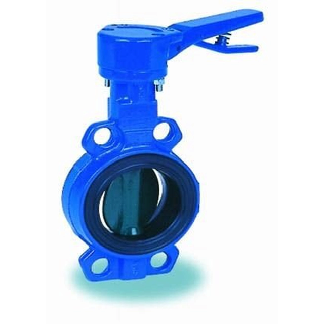 URANIE flangeless butterfly valve with manual lever drive DN150