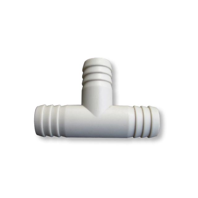 Tecnosystemi corrugated condensate drain pipe, T-shaped Ø18-20