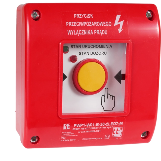 PWP1 2LED MANUAL START BUTTON WITH HAMMER