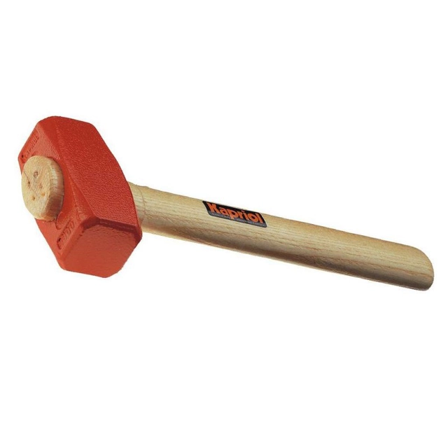 Square hammer with wooden handle, 2000 g, Kapriol