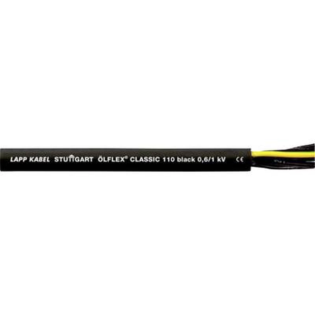 LAPP ÖLFLEX® CLASSIC BLACK 110 Control cable 5 G 2.50 mm² Black 1120344-500 500 m