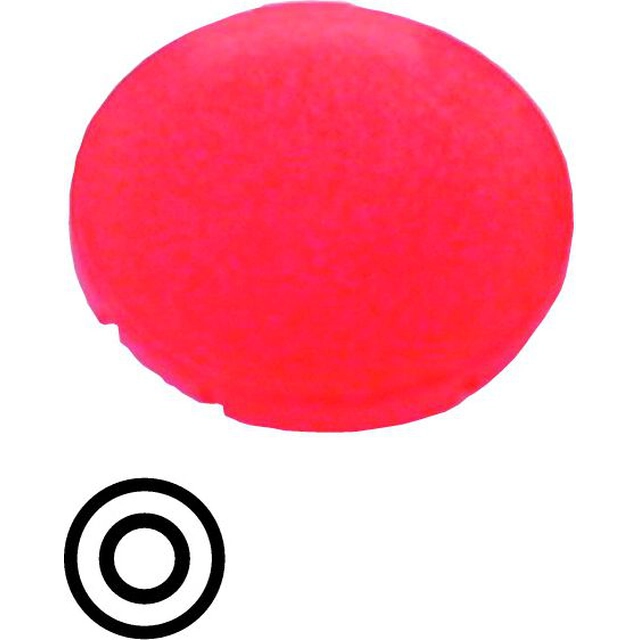 Eaton Button lens 22mm flat red with STOP symbol 0 M22-XDL-R-X0 (218159)