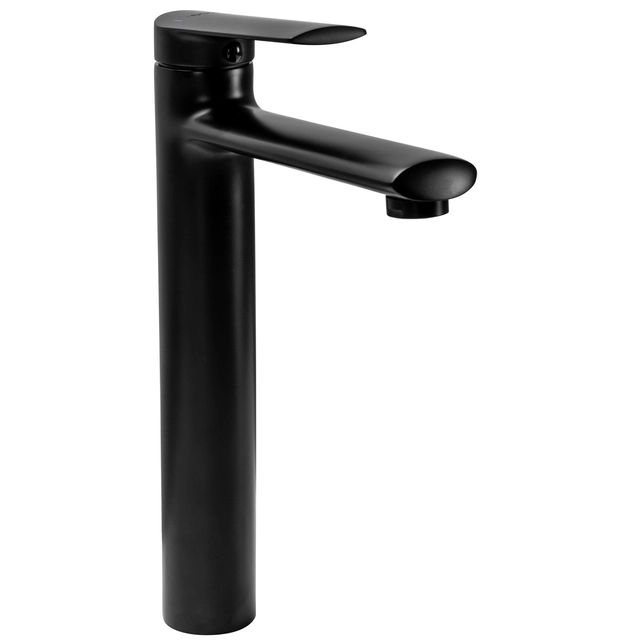 REA BUZZ Black High Washbasin Mixer