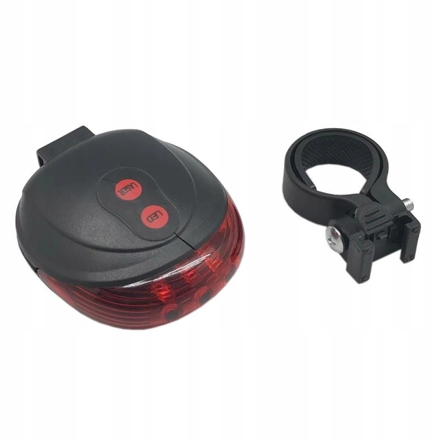 REAR BIKE LIGHT RED + LASER LINES