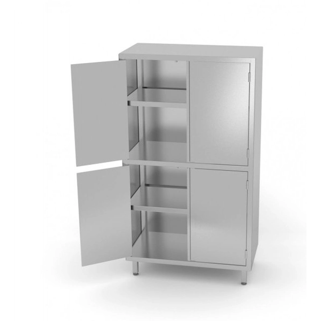Storage cabinet with partition and hinged door 900 x 500 x 2000 mm POLGAST 305095-2 305095-2