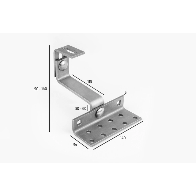 Dachhalter – Keramik- und Betondachziegel, verstellbar, VARIO-Haken