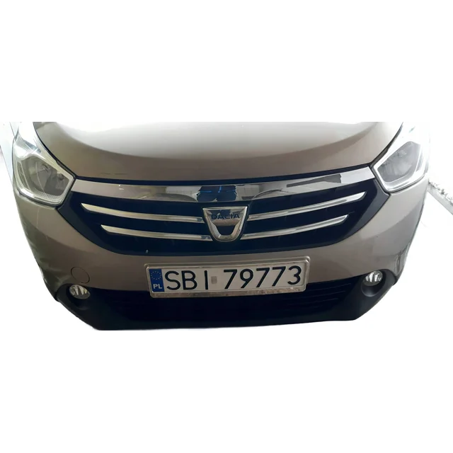 Dacia LODGY - KROM GRILL remsor, dummy tuning