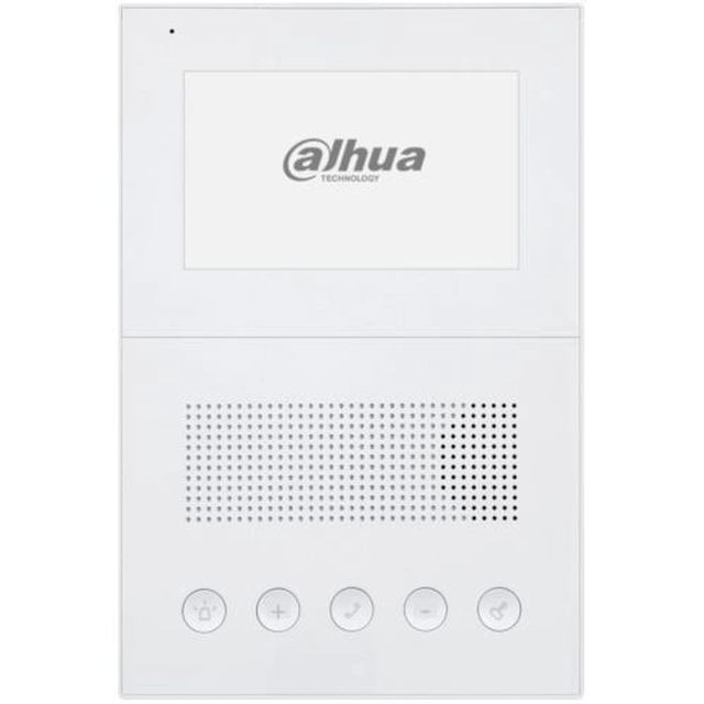 Dahua IP audio binnenstation VTH2201DW, 5 knoppen, Intercom, Alarm