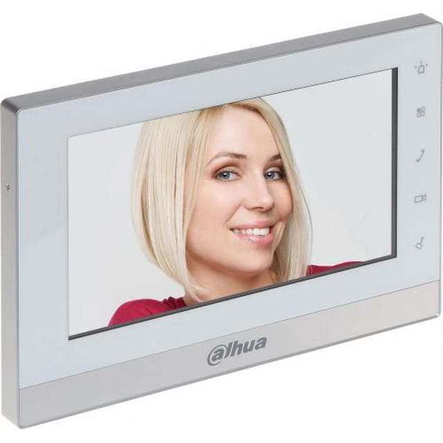 Dahua IP vaizdo domofono monitorius VTH1550CH, LCD 7'', MicroSD lizdas, signalizacija, IPC stebėjimas