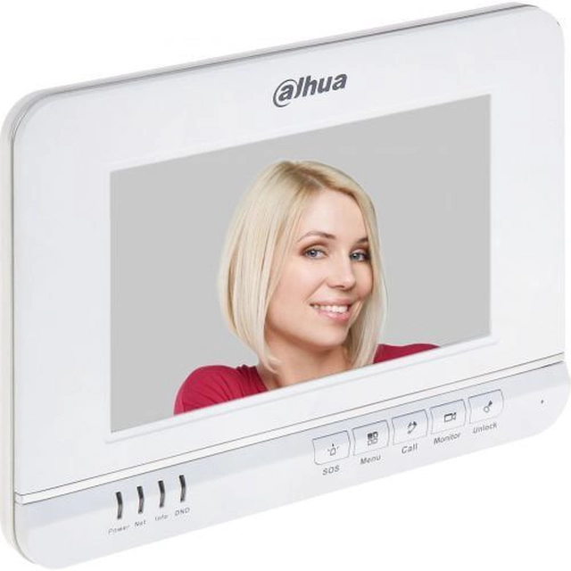 Dahua IP video interkom monitor VTH1520A, LCD 7'', Paměť 4GB, Alarm, IPC Surveillance