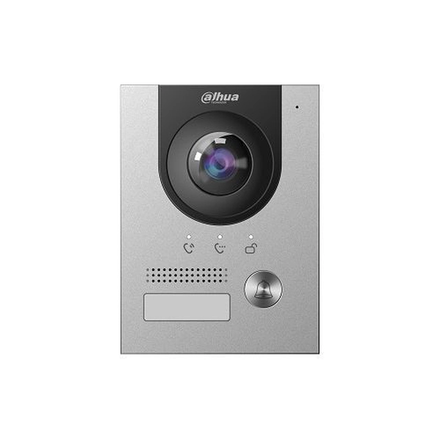 Dahua video intercom udendørsstation VTO2202F-P-S2, IP udendørsstation 1 knap, 2MP, IP65, IK07, PoE