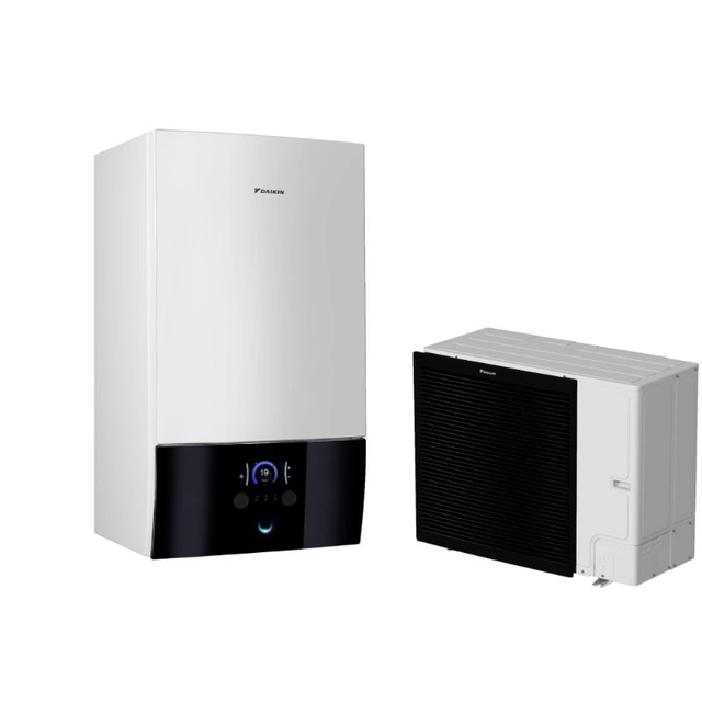 Daikin Altherma 3 R F 16kW EBBH16D9W-ERLA16DV pompe à chaleur pour le chauffage, classe énergétique A+++, contrôle WIFI, booster électrique 9kW