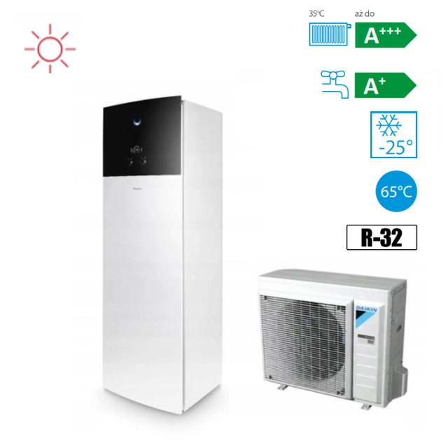 Daikin Altherma 3 RF EHVH04S18E6V/ERGA04EV 6 kW lämmittimellä