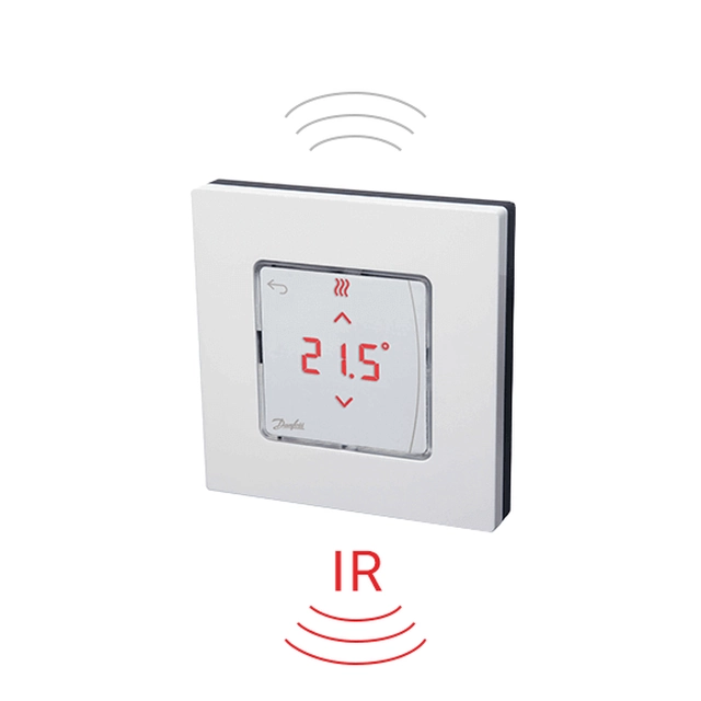 Danfoss Icon heating control system, wireless thermostat, with infrared floor temperature sensor and display, surface