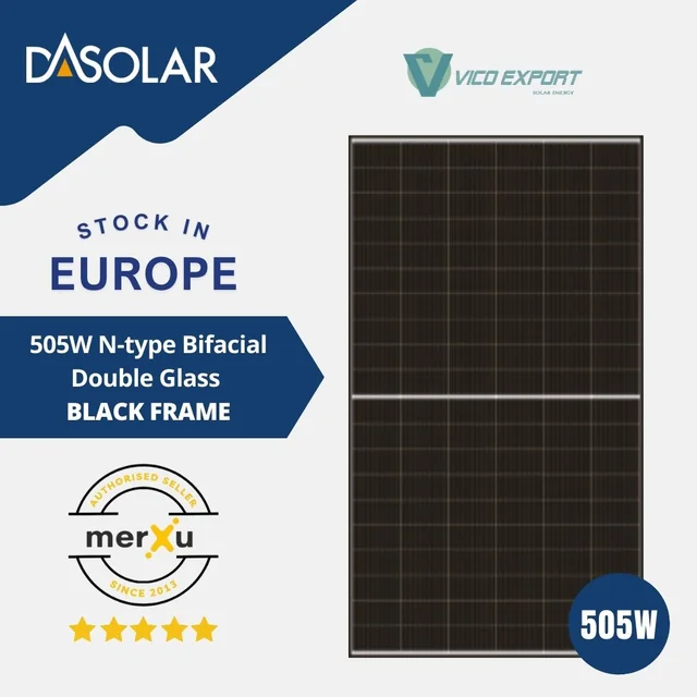 DAS SOLAR DH120ND-505W // DAS SOLAR 505W Aurinkopaneeli