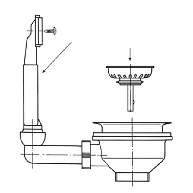 Das Ventil der FRANKE Spülmaschine ROL/ROX/RON 610-41, d 3''1/2, ist verstopft