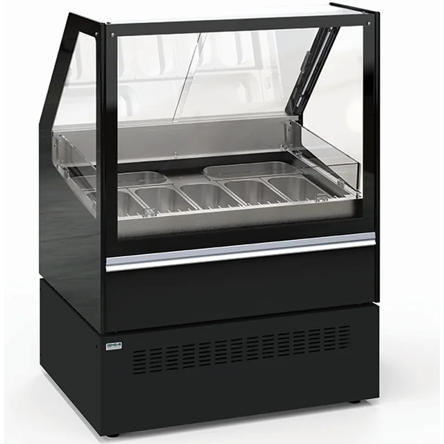 Dávkovač zmrzliny | zmrzlinová vitrína | konzervátor | Gelato VG 7 | 7 kyvety | 1000x765x1360 mm