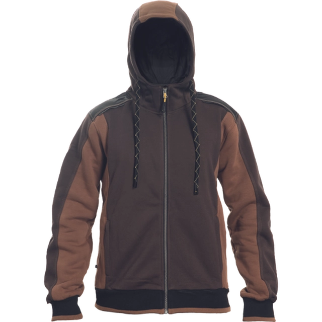 DAYBORO hoodie dark brown 4XL