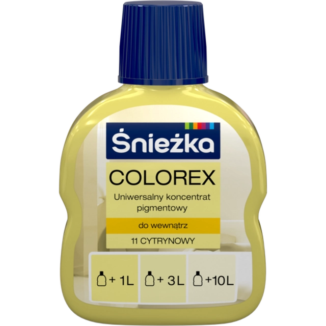 Dažantis pigmentas Śnieżka Colorex 100 ml citrina