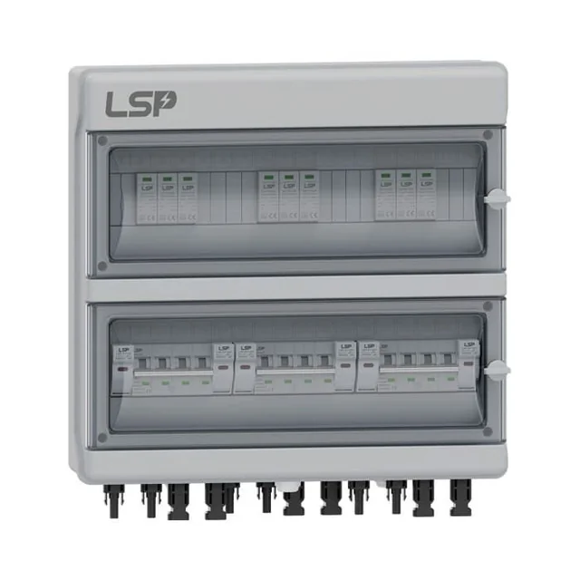 DC-beveiligingspaneel 3 strings SLP-PV1000-S-3.3