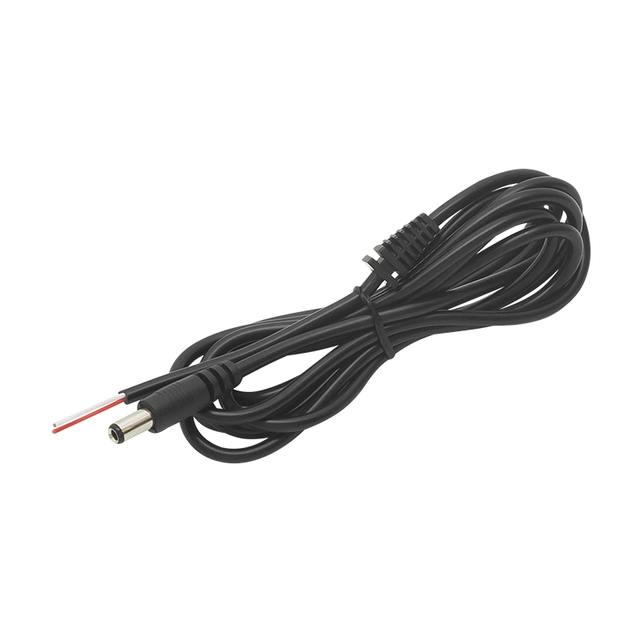 DC plug 2,5/5,5/11 with cable 1,8m straight