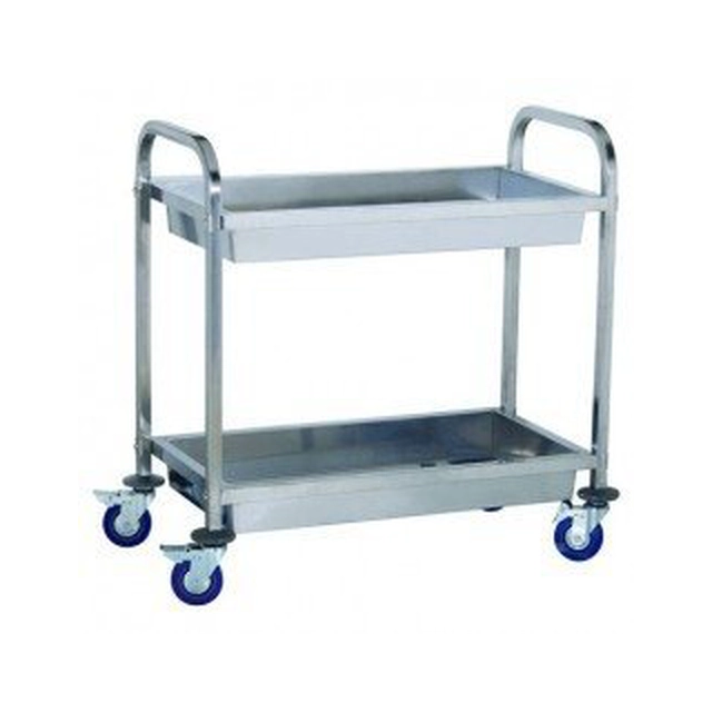 2-shelf waiter's trolley (twisted) - deep INVEST HORECA WT-A00902 WT-A00902