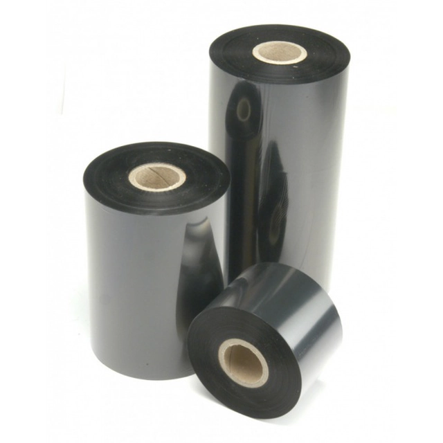 TTR tape, wax, 83mm x 100m, 1/2 ", OUT, black
