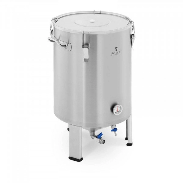 Fermentation container - 60 l - 0-40 ° C - stainless steel ROYAL CATERING 10011961 RCBM-60CF