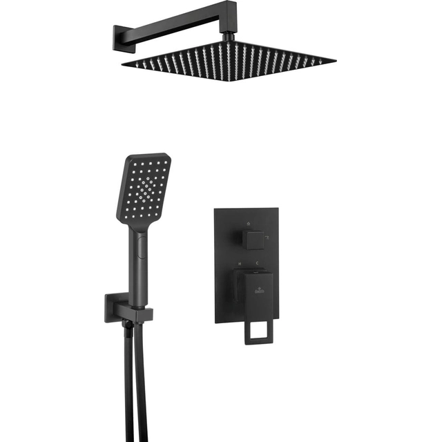 Deante Anemon Bis black concealed shower set - additional 5% DISCOUNT with code DEANTE5