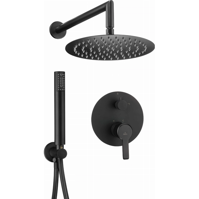 Deante Arnika nero concealed shower set