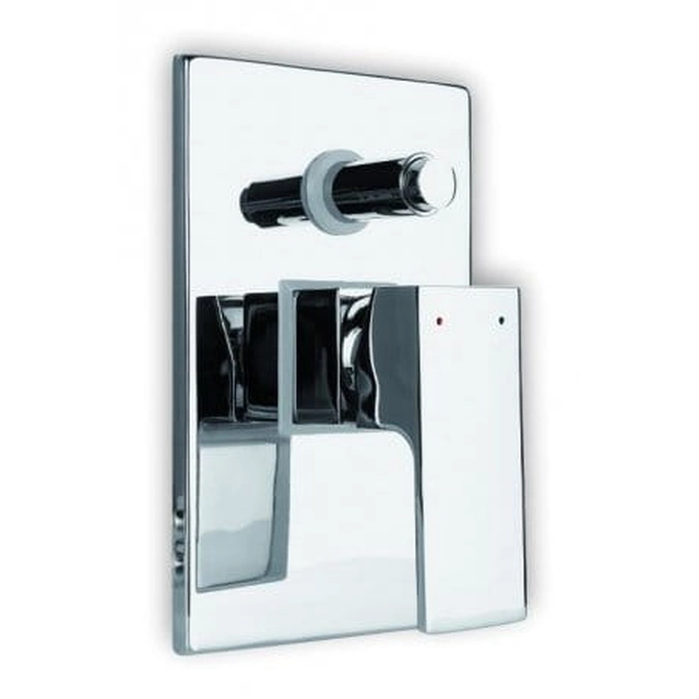 Deante Quadrato concealed shower faucet with a switch