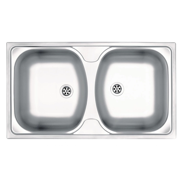 Deante Techno sink 2-komorowy without drainer - ADDITIONALLY 5% DISCOUNT FOR CODE DEANTE5