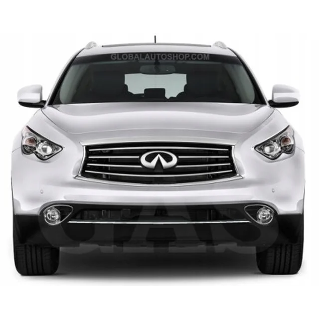 Infiniti QX70 - Chrome Strips Grill Chrome Dummy Bumper Tuning