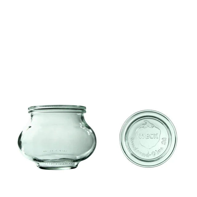 Deco 560 ml pot met deksel - pak. 6 st