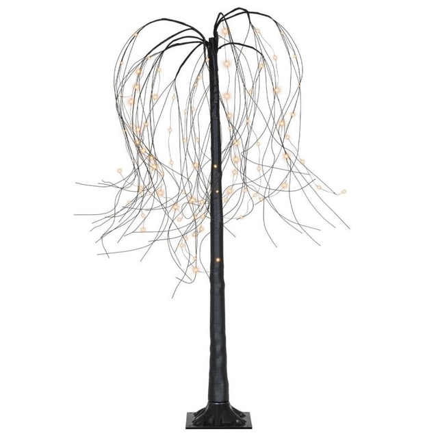 Decoración navideña - árbol de Navidad brillante - sauce llorón, 150 cm