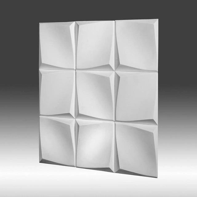 Decorative plaster 3D tiles - 7 T-A632-743CA model
