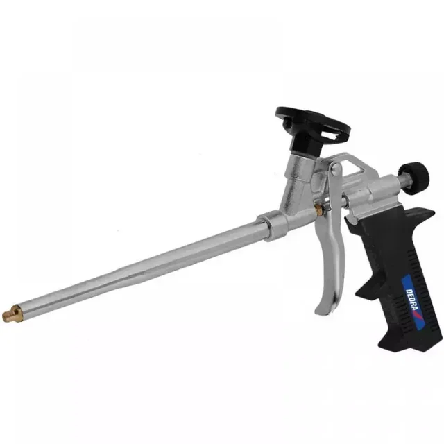 DEDRA 1201-21 METAL MOUNTING FOAM GUN, BRASS NOZZLE