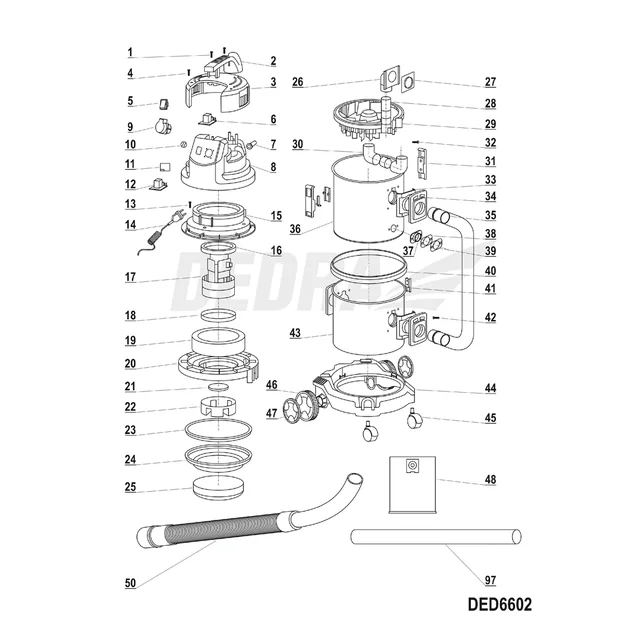 DEDRA ALUMINE PAAK DED6602 - XDED6602.43