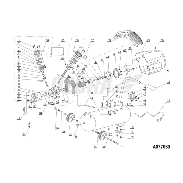 DEDRA-ANTRIEBSSATZ