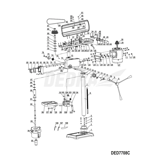 DEDRA ELEKTROMOS MOTOR