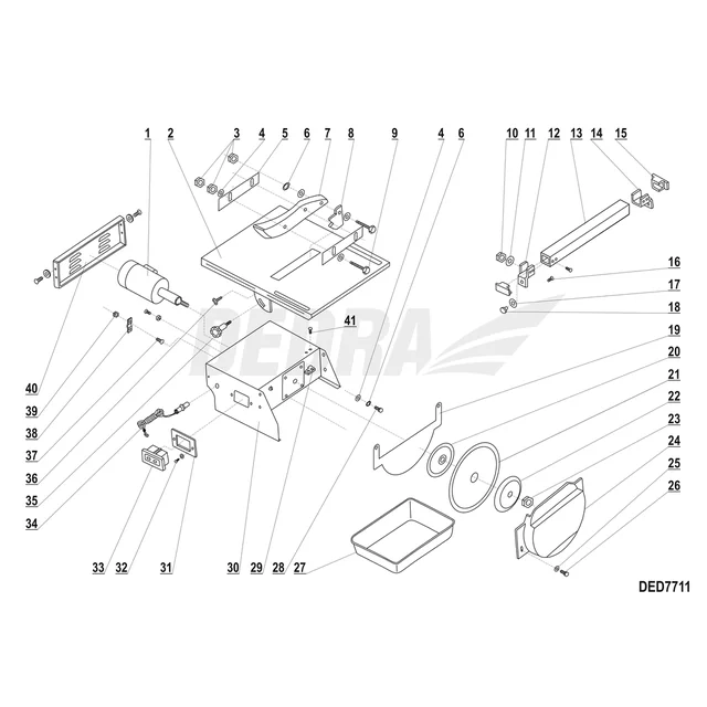 DEDRA WERKTAFEL