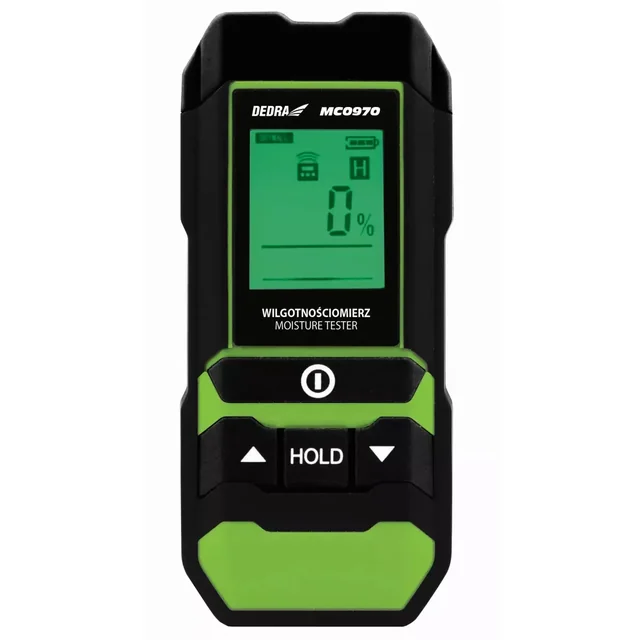 DEDRA WOOD AND BUILDING MATERIALS MOISTURE METER MC0970