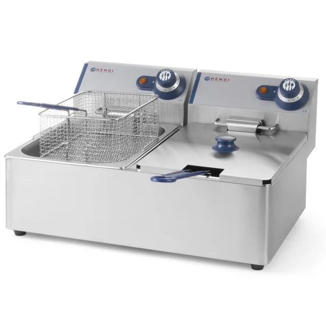 Deep fryer Blue Line double fryer 230V 2x3300W 2x6L