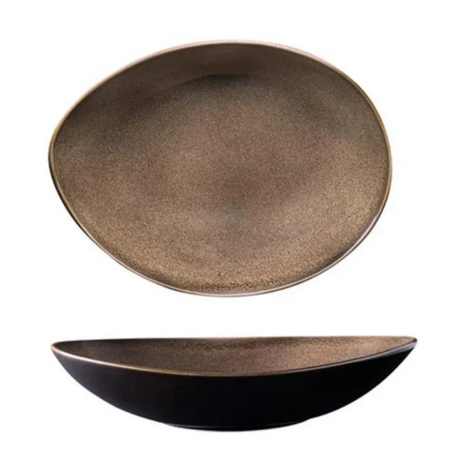 Deep plate 1280ml Chestnut