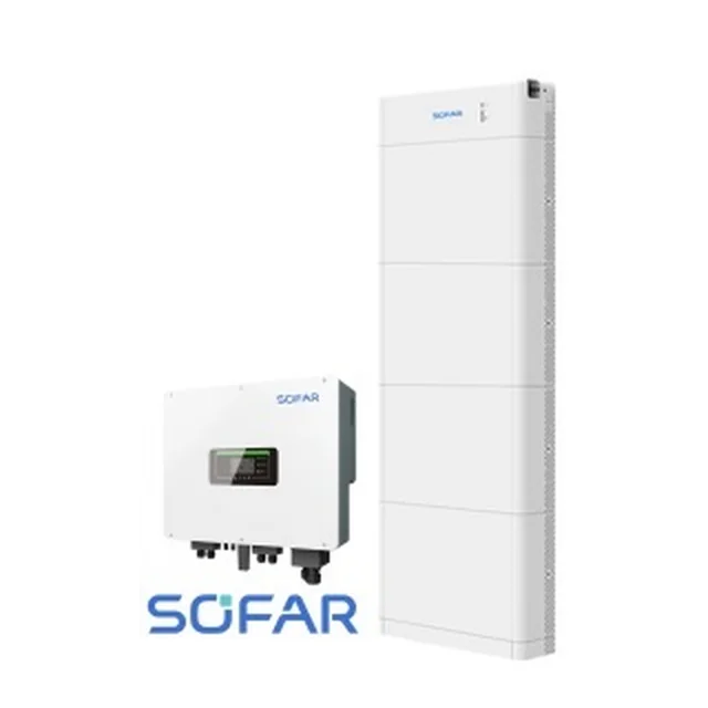 Definir: inversor híbrido SOFAR HYD15KTL-3PH, armazenamento de energia Sofar 20kWh BTS E20-DS5