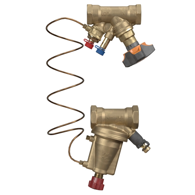 Definir válvula de balanceamento STAD PN16/ controlador de pressão diferencial STAP DN 20, faixa 10-60 kPa