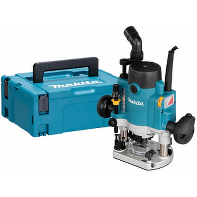 Défonceuse électrique Makita RP1111CJ Profondeur de fraisage : | 1100 W | dans MakPac